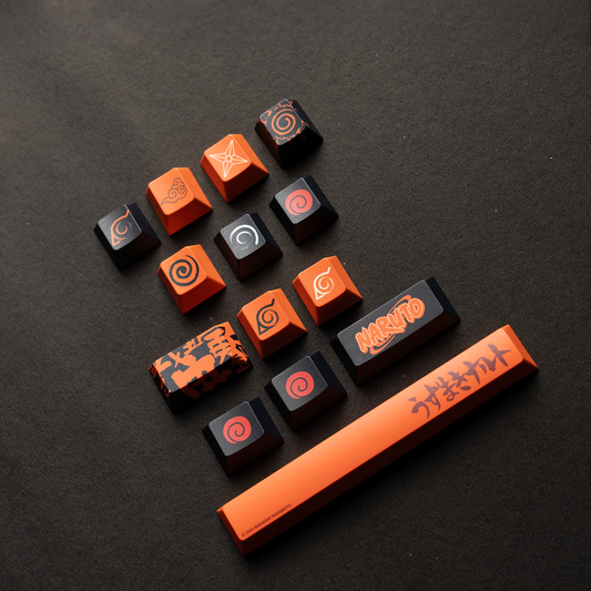 Naruto PBT Keycaps Set