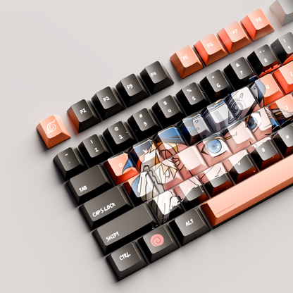Naruto PBT Keycaps Set