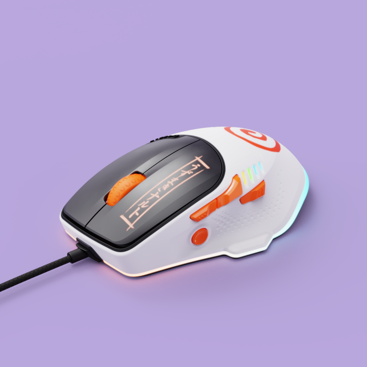 Hawk Naruto White Orange