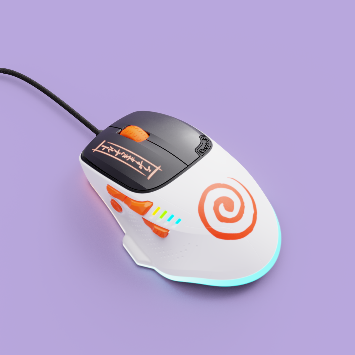 Hawk Naruto White Orange