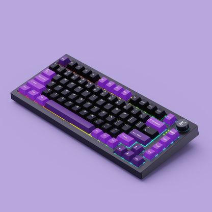 ive65 Black Purple Mechanical Gaming Keyboard