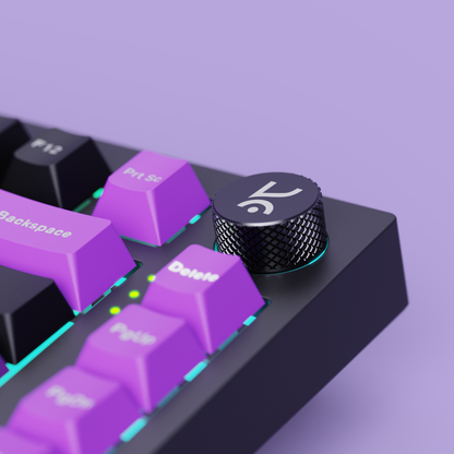 ive65 Black Purple Mechanical Gaming Keyboard
