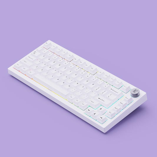 Swarm All White Wireless Gaming Keyboard